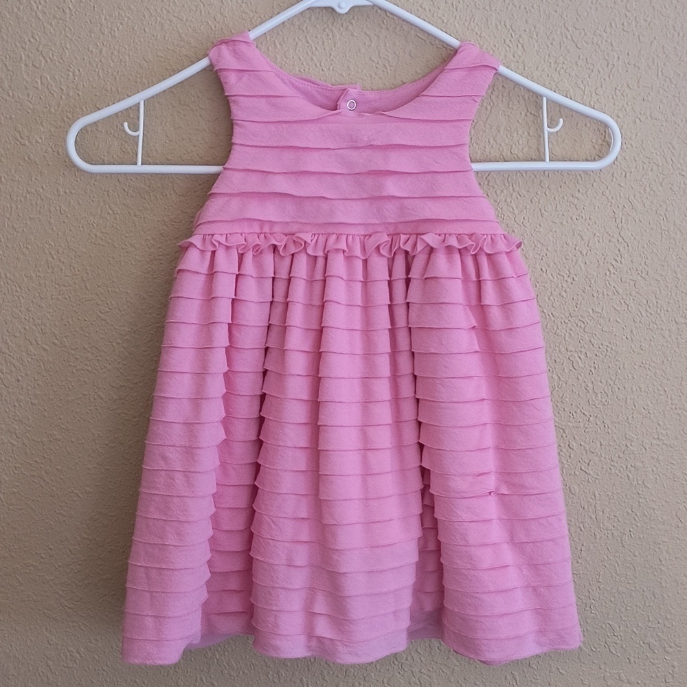 Mayoral Pink Tiered Dress Size 18M